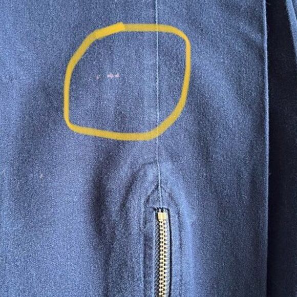 DKNY Women's Dark Blue Skinny Elastic Pants  zipper at the Bottom  size 6 - Picture 9 of 13